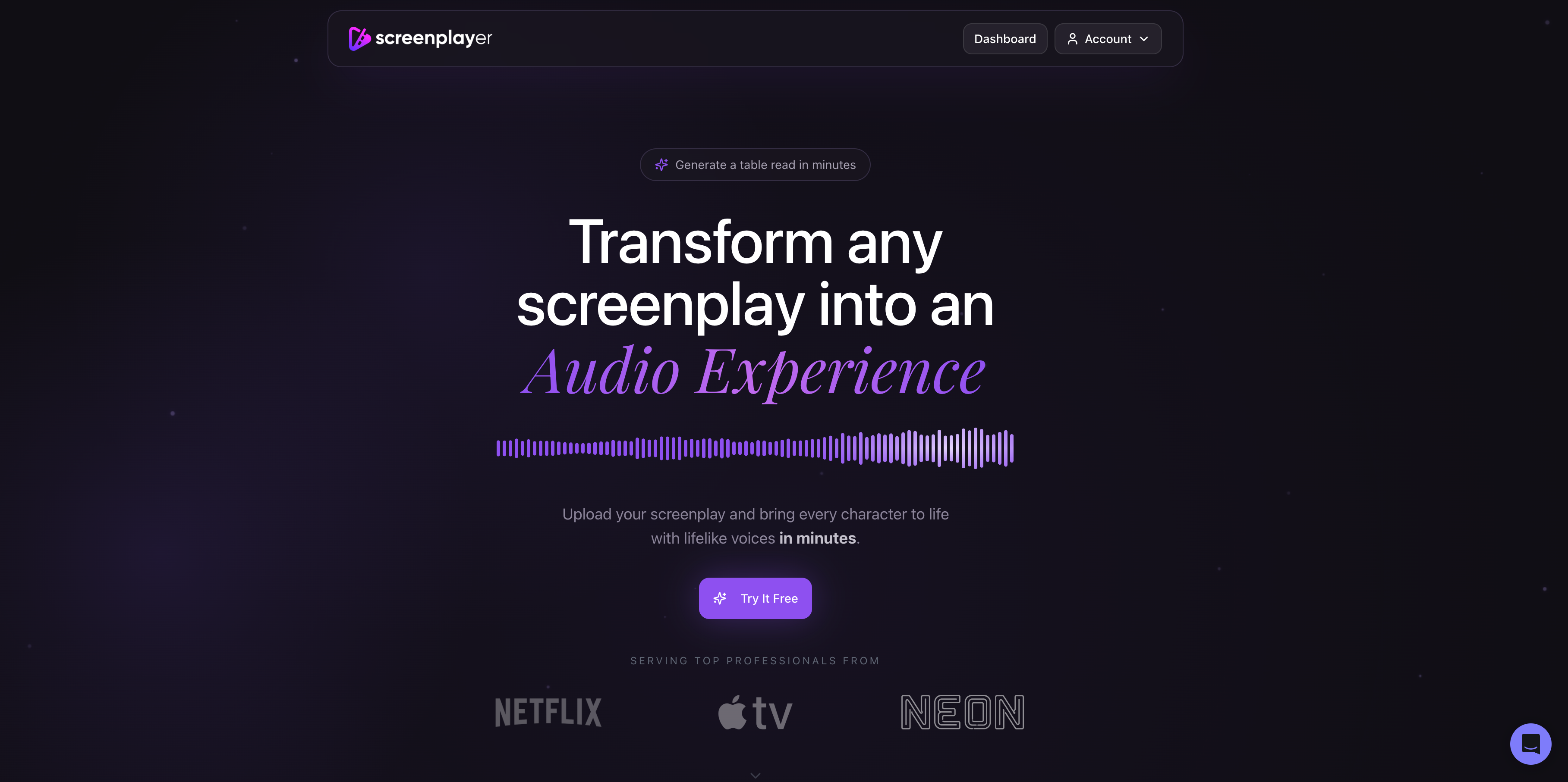 Screenplay Unavailable - Screenplayer